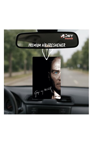 Genel Markalar Atatürk Mavi Göz Tasarımlı Parfüm Esanslı Baskılı Ayna Oto Ara...