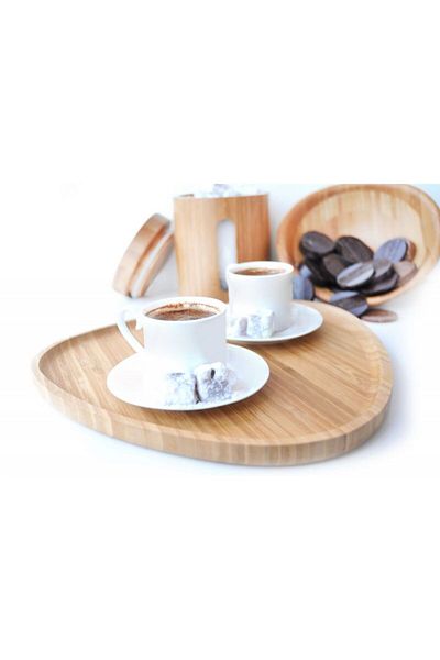 Bambum Macchiato Triangle Tray Large