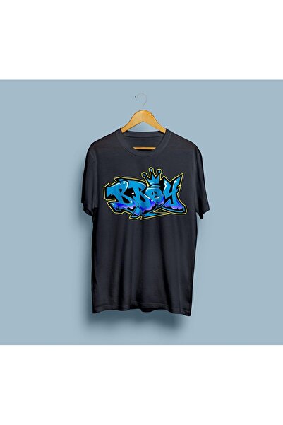 eioswear Tricou unisex supradimensionat cu design graffiti - B.Boy