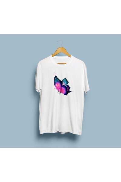eioswear Μπλουζάκι Unisex oversized με σχέδιο πεταλούδας