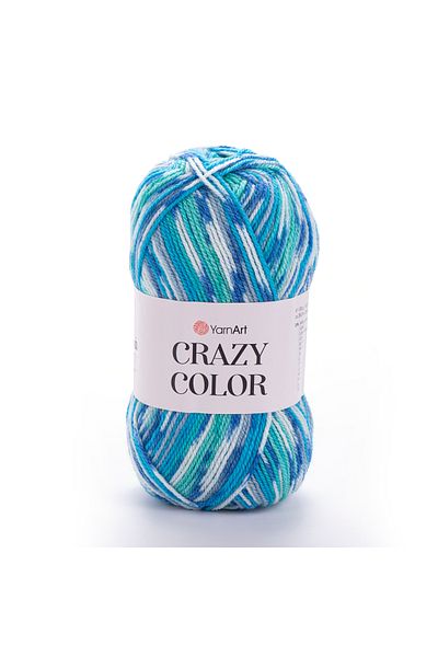 Yarnart Κλωστή πλεξίματος Crazy Color Ebruli-98