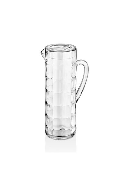 EWs Kitchenwaree Uky Ews Acrylic 1.5 Lt Transparent Tower Jug
