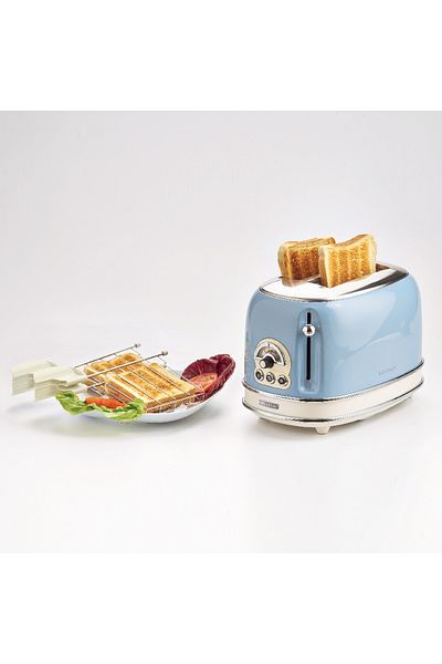ARIETE Blue Vintage Toaster