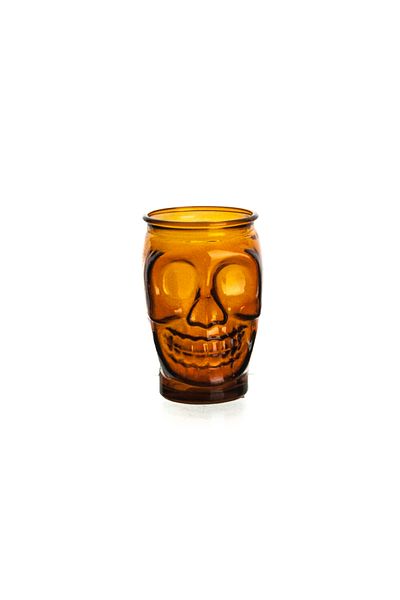 san miguel Skull Glass 450 ml Brown