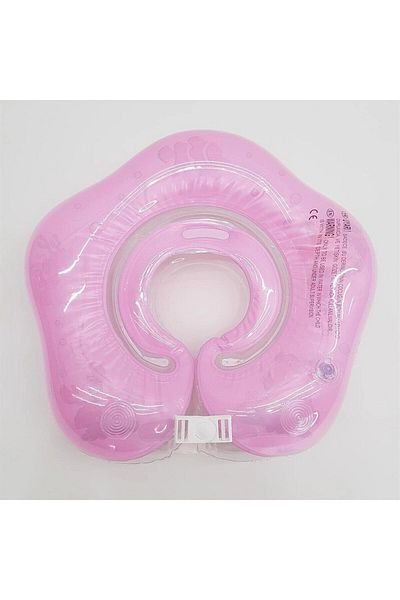hazelin Baby Girl Pink Safety Locked Swimming Neck Ring Hzl25S-Br01