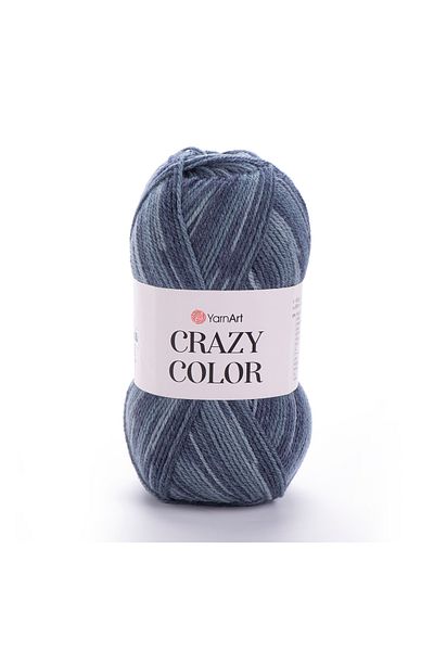Yarnart Κλωστή πλεξίματος Crazy Color Ebruli-652