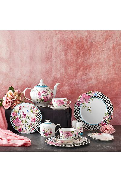Aryıldız Porcelain 30 Piece Breakfast Set for 6 People