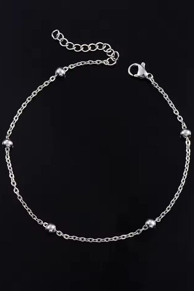 Takı Dükkanı Bulk Forse Chain Extending Stainless Steel Bracelet Eck59B