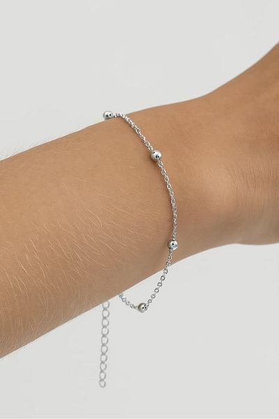 Takı Dükkanı Bulk Forse Chain Extending Stainless Steel Bracelet Eck59B