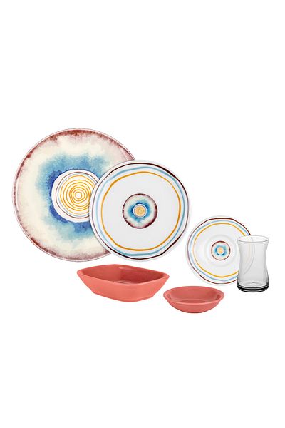 Aryıldız Azure 25 Piece Breakfast Set for 6 Persons