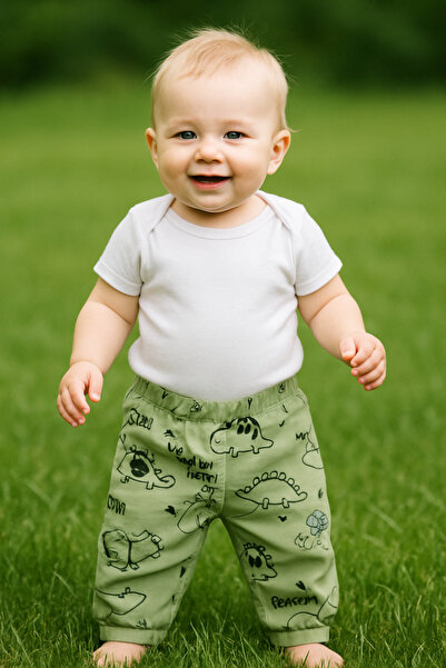 Kindo Baby 0/3 Ay 3/6 Ay 6/9 Ay 9/12 Ay - 1 Yaş,2yaş,3yaş,4yaş Penye Pantolon...