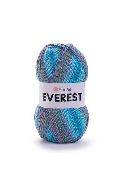 Yarnart Everest - Μαρμάρινο Χειροποίητο Πλεκτό Νήμα Ebruli-7048