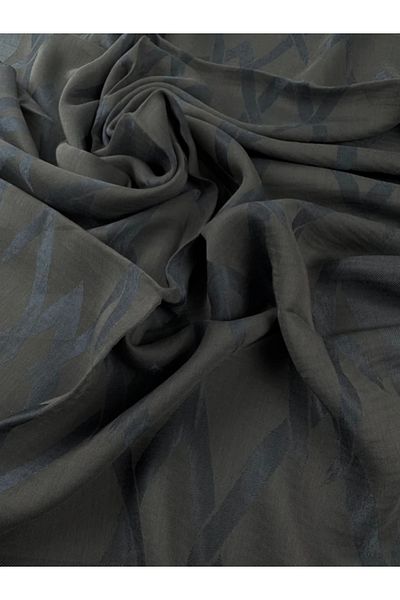 Armine Lyocell μεταξωτό σάλι 1002-1 γεωμετρικό σχέδιο Anthracite-1113-9