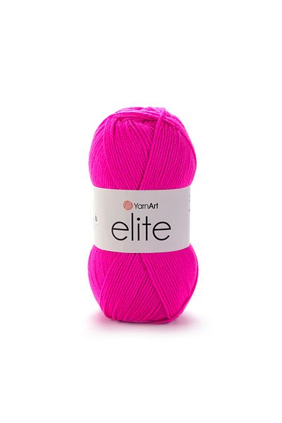 Yarnart Elite - Χειροποίητο Πλεκτό Νήμα Highlighter Pink-174