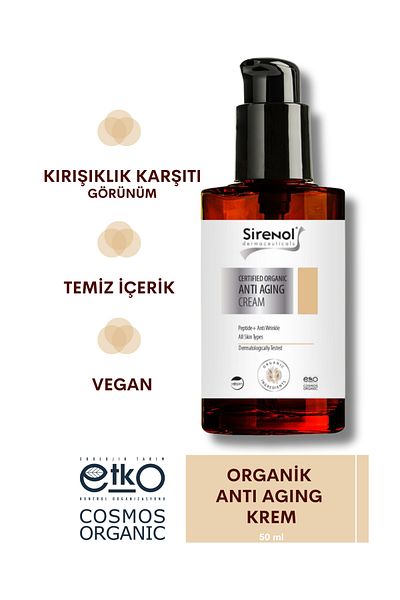 Sirenol Organic Certified Anti Aging Face Cream 50 ml