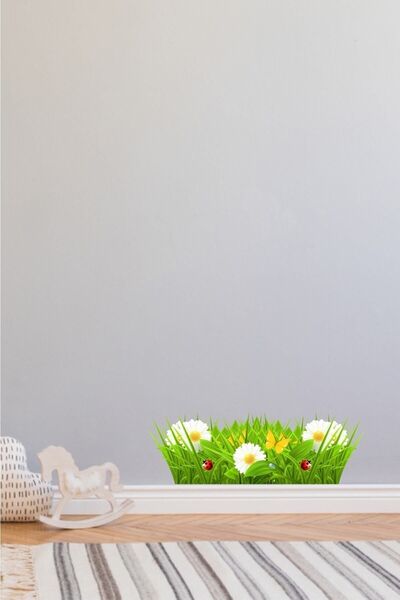 MAARS Çimen Çocuk Odası Duvar Sticker 33*1000 Cm