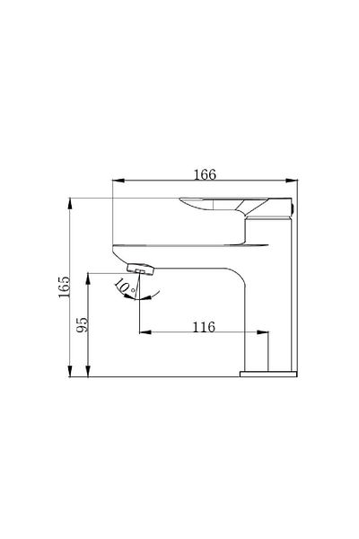 Danube Home Milano Vifa Basin Mixer