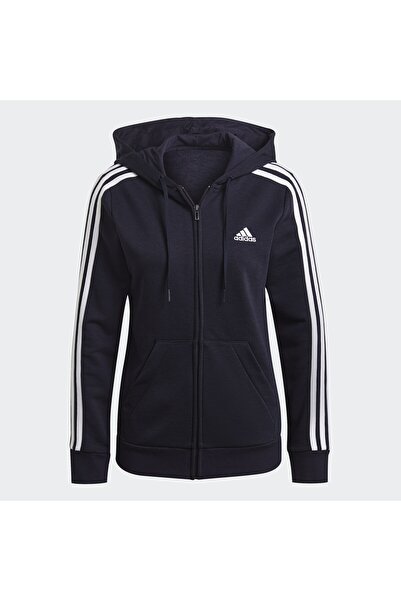 adidas Essentials French Terry 3-stripes Full-zip Kapüşonlu Üst