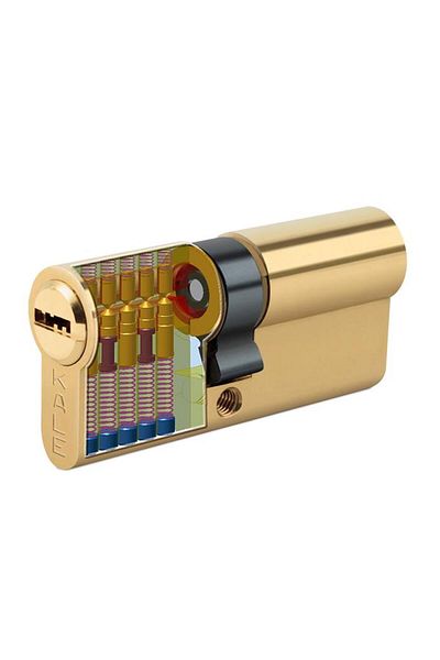 KALE High Security Lock 164 Bne 5 Keychain Card Barrel