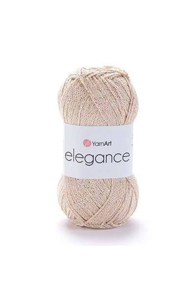 Yarnart Elegance - Glittery Hand Knitted Νήμα Σκούρο Κρέμα-119