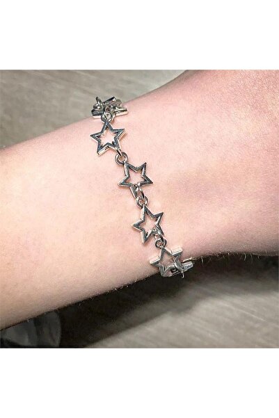 oldskoolbutik Yıldız Motifli Zincirli Bileklik