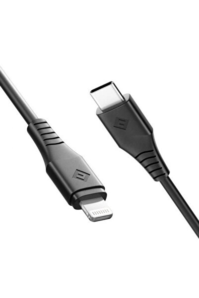 Omars Type-C iPhone Lightning Hızlı Şarj Kablosu Siyah 1.8 Metre yni tsrm718675