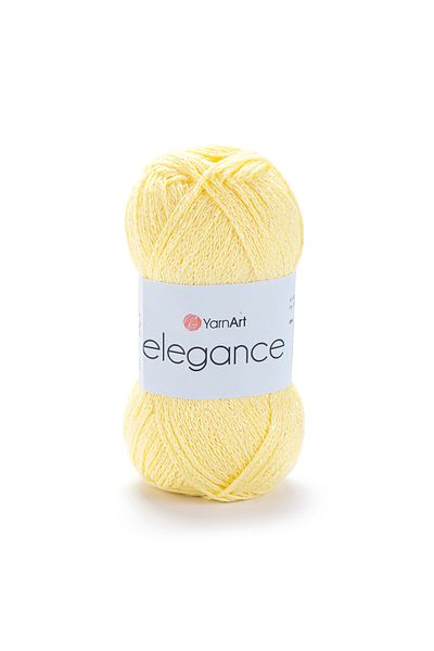 Yarnart Elegance - Ασημί Χειροποίητο Νήμα Πλεξίματος Ανοιχτό Κίτρινο-116