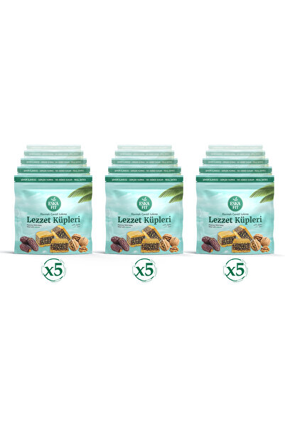 Eskafit Hurmalı Cevizli Lokma (1 SET = 15 PAKET)
