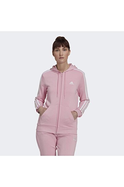 adidas Essentials French Terry 3-stripes Full-zip Kapüşonlu Üst