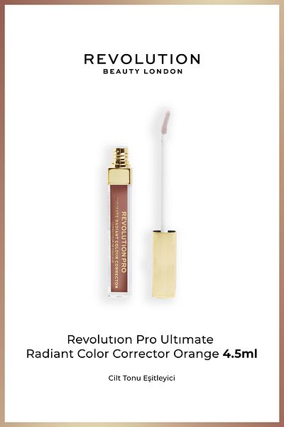Revolution Pro Vegan Color Pre-Corrector (for Stains)-Liquid Color Pre-Corrector Orange 4.5 ml