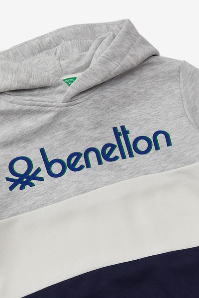 United Colors of Benetton Мъжки суитшърт с качулка - Bnt-b20900