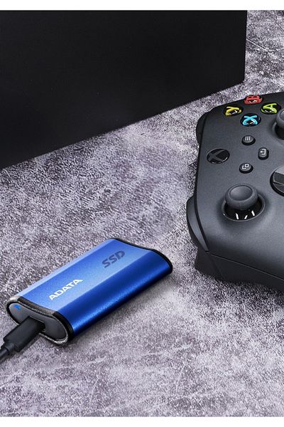 Adata SE880 1TB External SSD | Portable Ultra Fast Solid State Drive Compatible with PS5 XBOX | Blue
