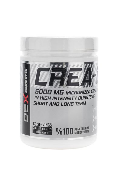 Dex Supports Lasting Energy 100% Micronized Creatine Monohydrate - 300g 60 Servings