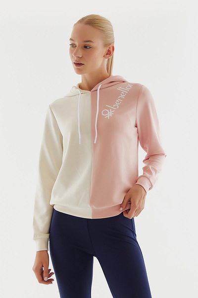 United Colors of Benetton Hanorac cu glugă pentru femei Bnt-w20724