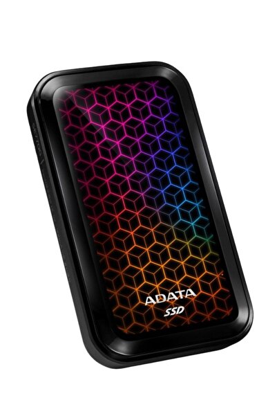 Adata قرص SSD خارجي SE770G RGB بسعة 1 تيرابايت | متوافق مع PS5 وXBOX ومحرك أقراص الحالة الصلبة للألعاب
