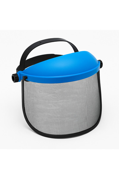 Veta 🛡️ Profesyonel Ayarlı Koruyucu Motorlu Tırpan Maskesi Siper (MAVİ)