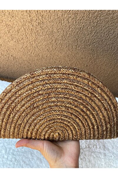 ELÇİÇEK HOME Сламена Чанта, Чанта Клъч, Чанта Клъч, Дамска Чанта