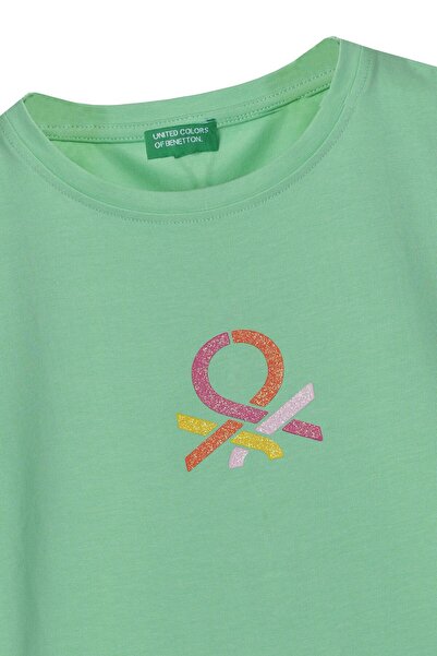 United Colors of Benetton Μπλουζάκι για κορίτσια Benetton United Colors BNT-G21242