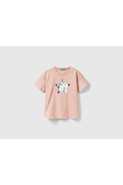 United Colors of Benetton Παιδικό μπλουζάκι Benetton Unisex - 3I1XC10IA