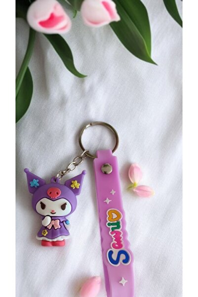 FAMEMUS ACCESSORY سلسلة مفاتيح وحقيبة من السيليكون ثلاثية الأبعاد من كورومي