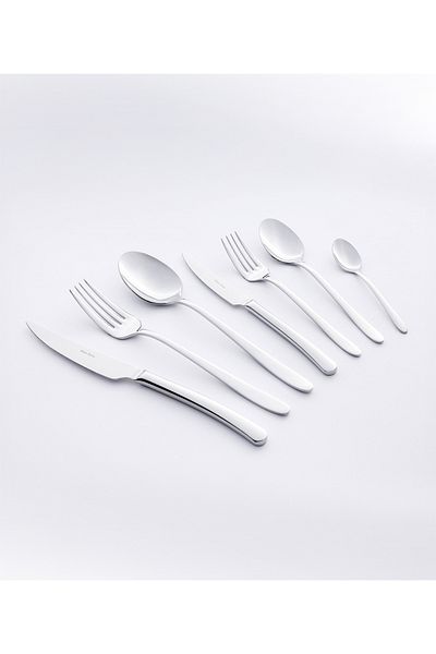 Maxx Doria Capella 12 Person 84 Piece Fork Spoon Knife Set PA1009