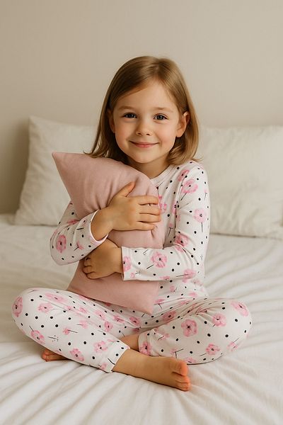 cimcim baby Floral Baby Girl Kids Gift Pajama Set 0-3 Years