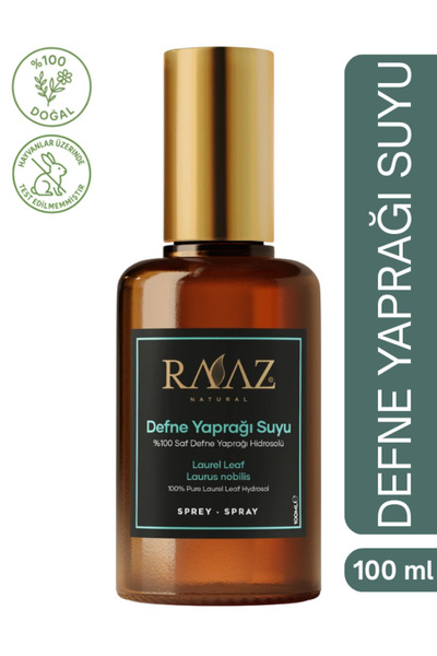 RAAZ Defne Yaprağı Suyu 100 ml – %100 Saf Ve Doğal Bitkisel Hidrosol