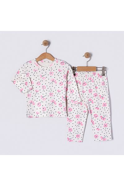 cimcim baby Floral Baby Girl Kids Gift Pajama Set 0-3 Years