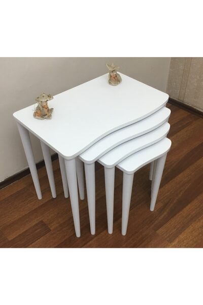 Canisa Concept Kuğu Serisi 4'lü Zigon Sehpa