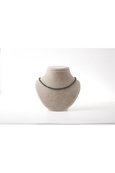 OSMANLI DEĞERLİ TAŞ Sertifikalı Kantaşı Doğaltaş Kolye 4 Mm, M496