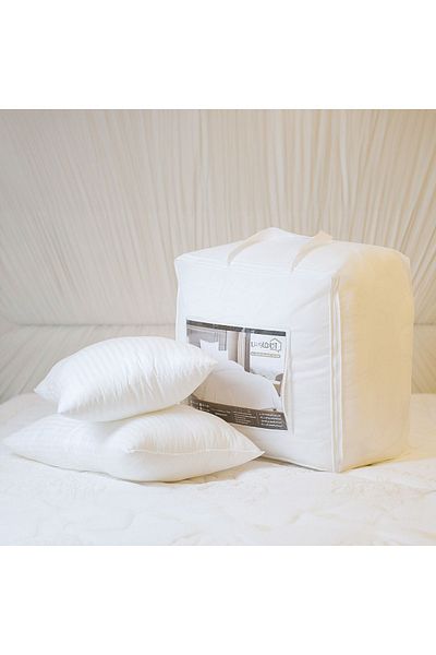 In House Comforter Package Two Layers Microfiber Mattress Topper 14cm 2 Hotel Pillow 50*75 Cm