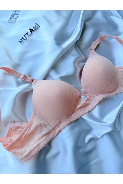 Nuzabi حمالة صدر للرضاعة الطبيعية من Mam Powder B، مستوردة، بدون حشوة، بدون م...