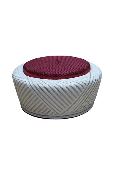 şahinbak Sultan Sarık - Imam, Burgundy Mesh, Mosque and Cube Effect - S037