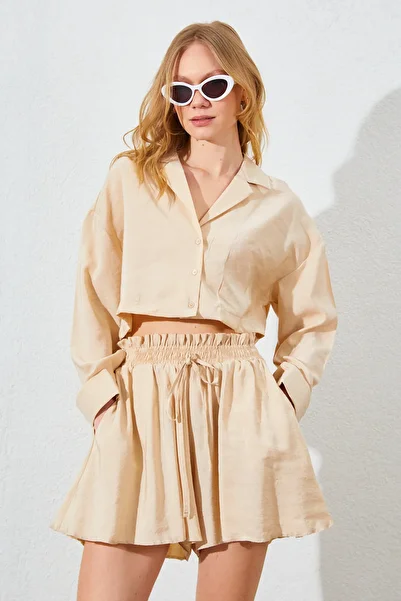 EDITION WOMAN Stone Crop Modal Shirt |   Ek100161445 ​​